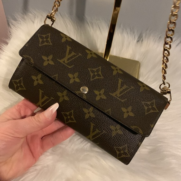 ❌SOLD❌2008 authentic Louis Vuitton Sarah wallet with free conversion kit - Picture 3 of 17